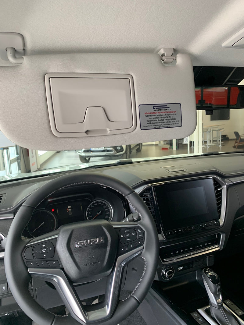 Transportcenter Stockholm transportbil med dekaler från Stalama